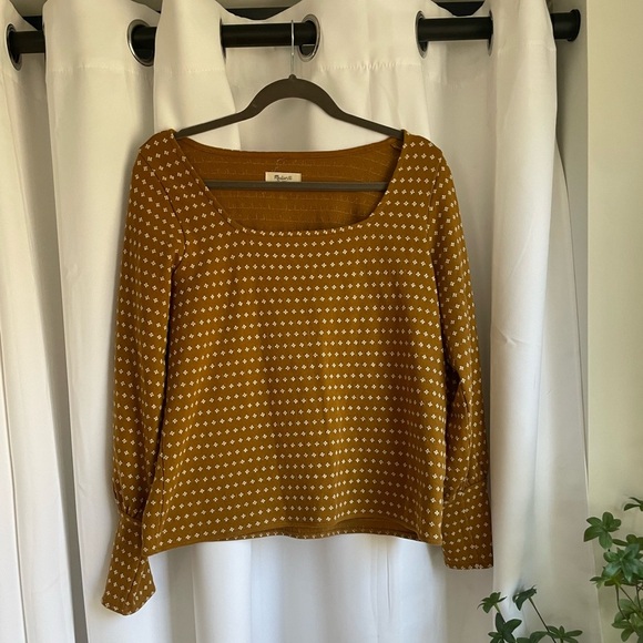 Madewell Floral Jacquard Top - Picture 3 of 5